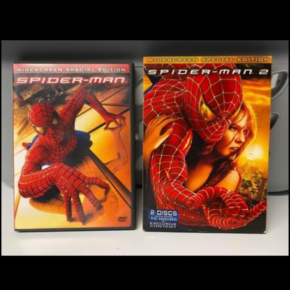 Spider-Man 1 & 2. DVDS - Special widescreen Editions